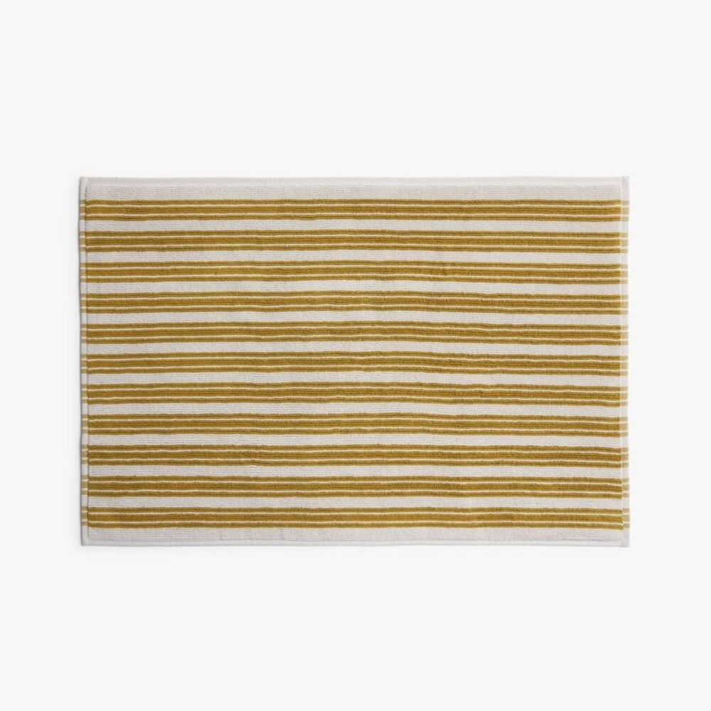 Striped Supersoft Tub Mat Parchment & Absinthe - Parachute